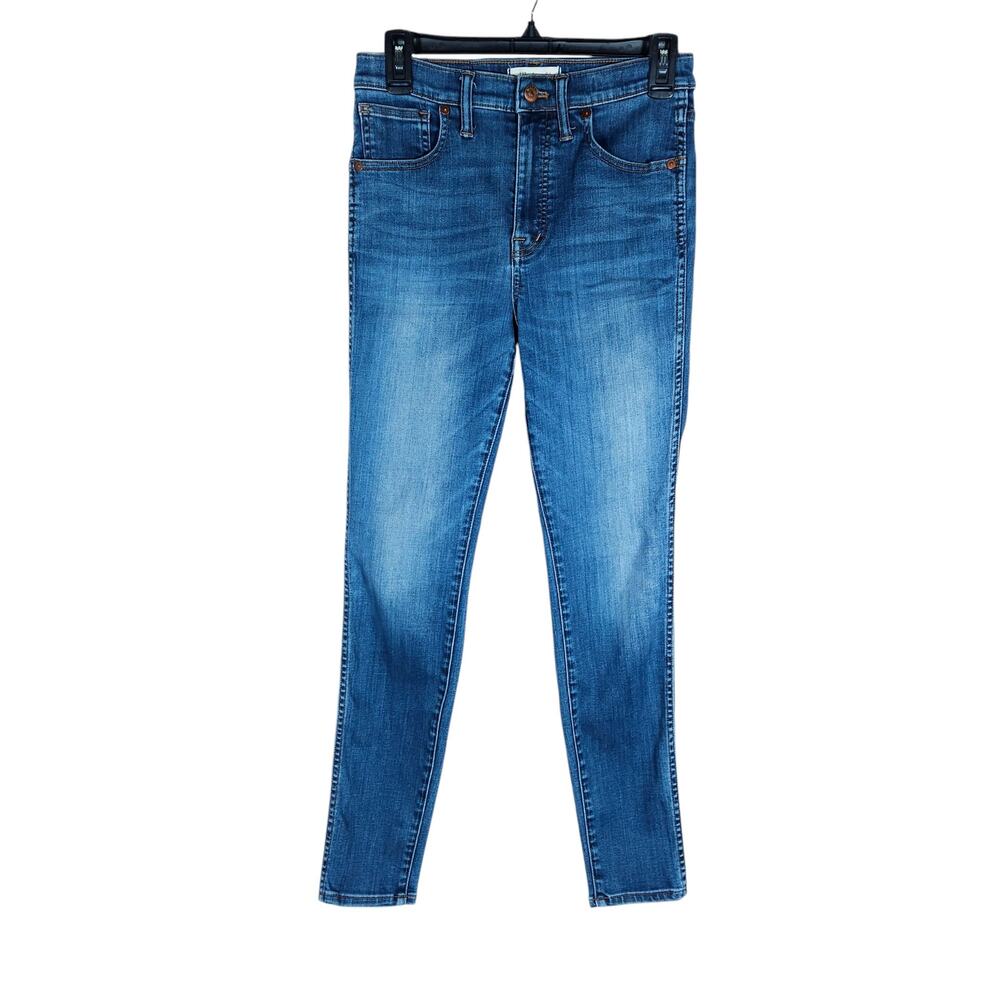 Madewell Womens Jeans 27 Blue 10 Inch High Rise Skinny Leg Stretch Denim Classic